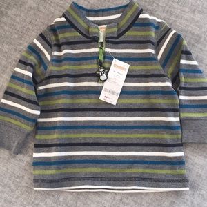 NWT Zip up crew neck sweater